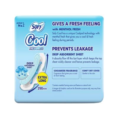 Sofy Cool Extra Long Pads (XL) 15's - Sanitary Napkins