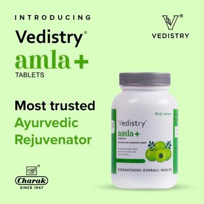 Vedistry Amla+ Tablet 60's - Pure Herbs