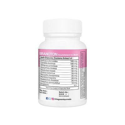 VitaGreen Branoton Capsules 30's - Herbal Dietary Supplement