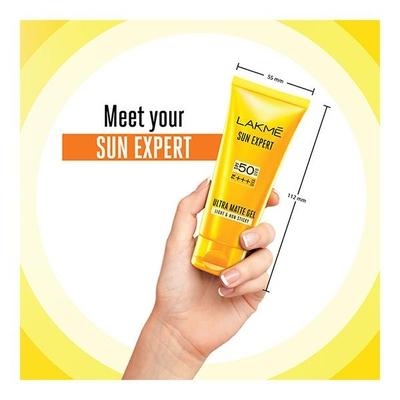 Lakme Sun Expert SPF 50 PA+++ Ultra Matte Gel 50 gm - Face Sunscreen