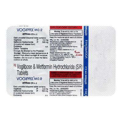 VOGIPAX M 0.2mg Tablet 10's - Diabetes-Ant
