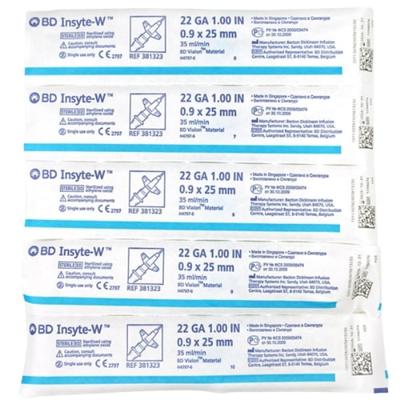BD Insyte - W (22 GA) (0.9 x 25 mm) - Syringes/Needles