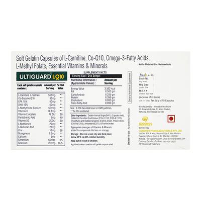 ULTIGUARD LQ10 Softgel Capsule 10's - Supplements-Vam