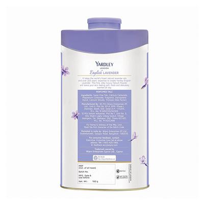 Yardley London Perfumed Talcum Powder - English Lavender 100 gm - Talcum Powders