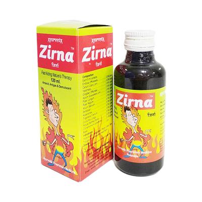 Zirna Fast Acting Nature's Therapy Antacid Tonic 120 ml - Acidity & Gas Relief