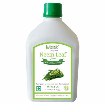 Bhumija Lifesciences Neem Leaf Juice 1 litre - Ayurvedic Juices