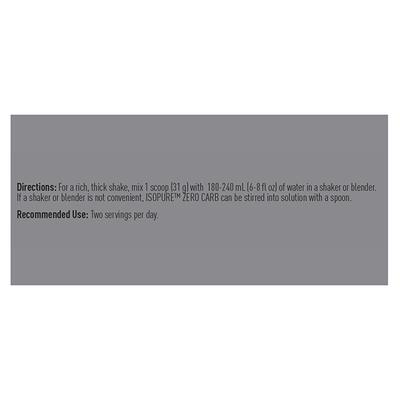 Isopure Zero Carb Protein Powder - Cookies & Cream 1 lb - Workout Essentials