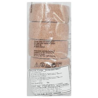 3M Coban Self Adherent Wrap (1581) 5's - Bandages