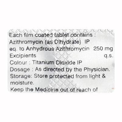 MAZZ 250 Tablet 10's - Bacterial Infections-Mac