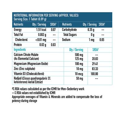 HealthKart HK Vitals Calcium Multimineral Tablet 60's - Multi-Vitamins