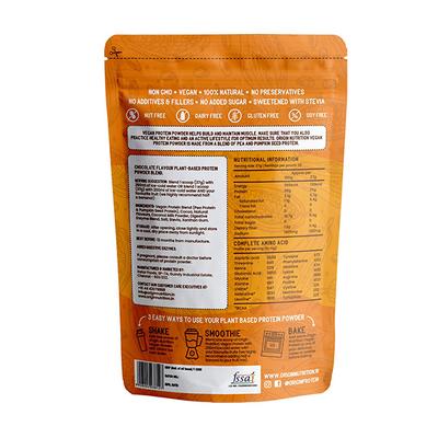 Origin Nutrition Vegan Protein Powder - Chocolate Flavour 750 gm - Whey Proteins
