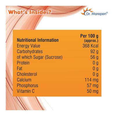 Dr. Morepen Glucose Energy Drink Powder - Tangy Orange 125 gm - Energy Drinks