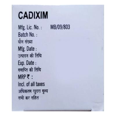 Cadixim Oral Suspension 30ml - Bacterial Infections-Cep