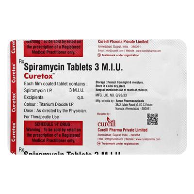 CURETOX Tablet 10's - Bacterial Infections-Mac