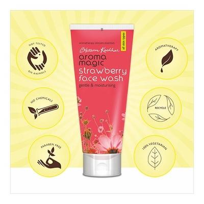 Aroma Magic Face Wash - Strawberry 100 ml - Face Wash & Cleansers
