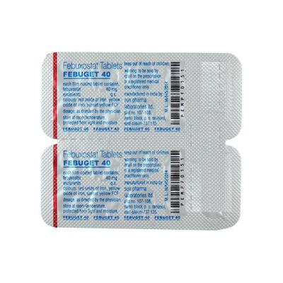 Febuget 40mg Tablet 10'S - Gout