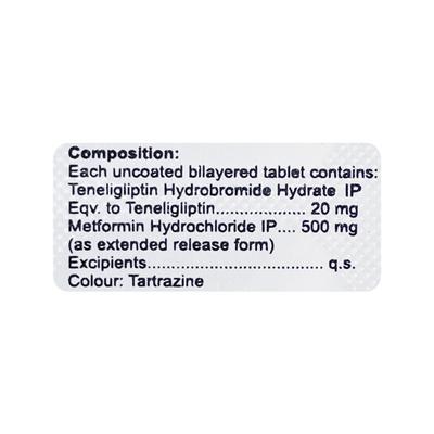 GLITAID M 500 Tablet 10's - Diabetes-Ant