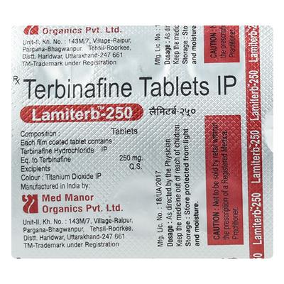 Lamiterb 250mg Tablet 7'S - Fungal Infections-Anf