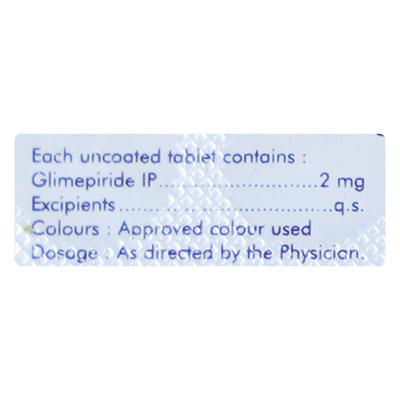 GLIMECOR 2 Tablet 10's - Diabetes-Ant