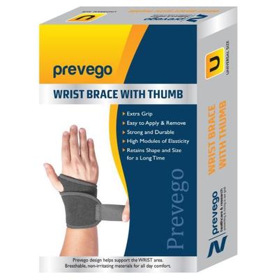 Prevego Wrist Brace with Thumb (Universal) 1's - Hand/Wrist Supports
