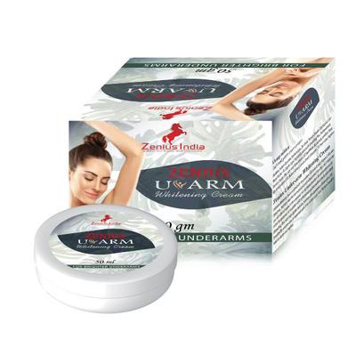 Zenius U Arm Whitening Cream for Underarms 50 gm - Personal Care (Ayush)