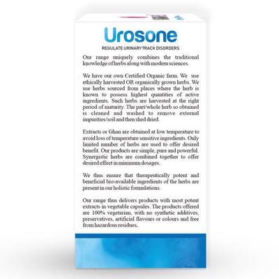 NisargaHerbs Urosone Veggie cap 60's - Speciality Medicines