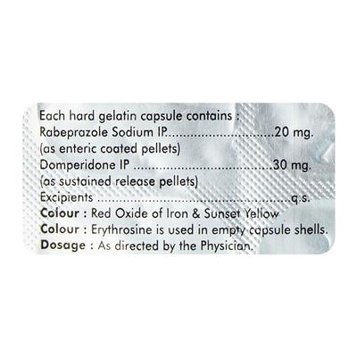 RABMERIT DSR Capsule 10's - Ulcer/Reflux/Flatulence-Aaa