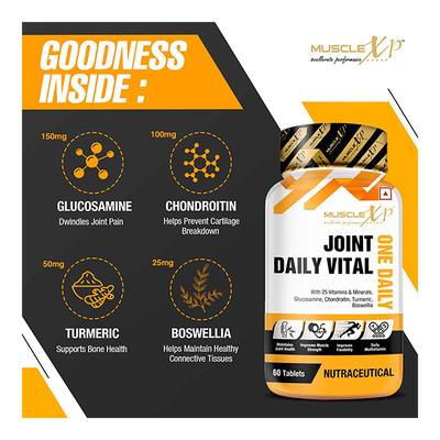 MuscleXP Joint Daily Vital One Daily MultiVitamin Tablet 60's - Calcium And Minerals