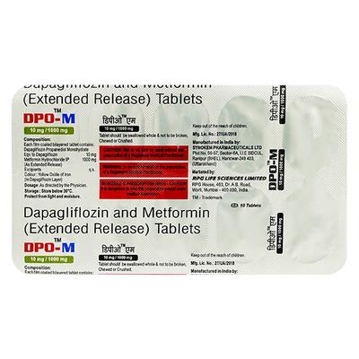 DPO M 10mg/1000mg Tablet 10's - Diabetes-Ant