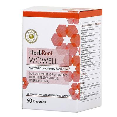 Surya Herbal HerbRoot Wowell Capsule 60's - Speciality Medicines
