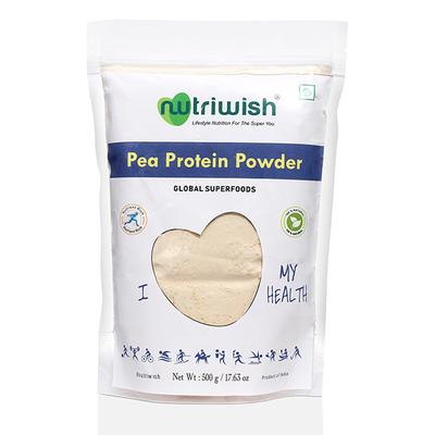Nutriwish Pea Protein Powder 500 gm - Workout Essentials