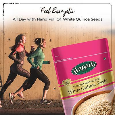 Happilo Premium International White Quinoa Seeds 500 gm - Nutritional Bars