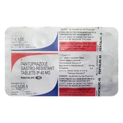 PANTALOC 40mg Tablet 10's - Ulcer/Reflux/Flatulence-Aaa