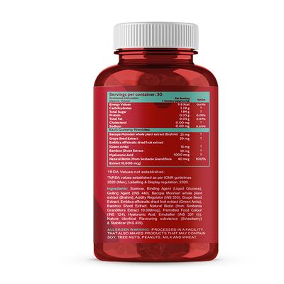 CF Biotin 10000mcg Gummies - Strawberry & Orange Flavour 30's - Hair & Skin