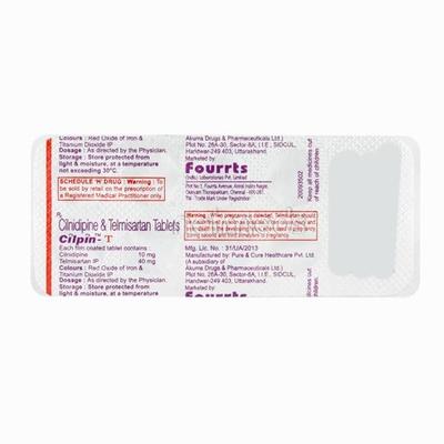 Cilpin T Tablet 10'S - Hypertension-Ang
