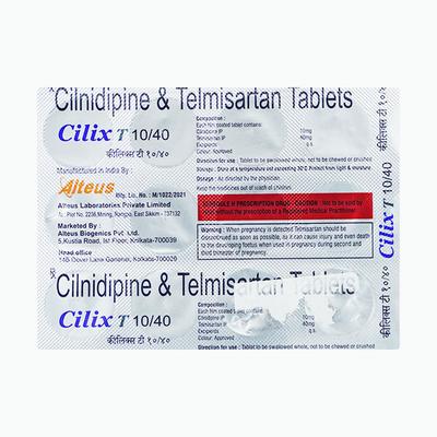CILIX T 10/40mg Tablet 15's - Hypertension-Ang