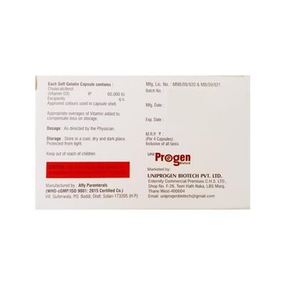 ZING D3 60000IU CAPSULE 4'S - Supplements-Vam