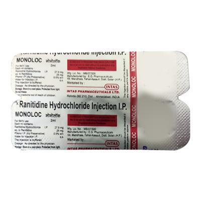 MONOLAC Injection 2ml - Ulcer/Reflux/Flatulence-Aaa