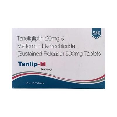 Tenlip M 500/20mg Tablet 10'S - Diabetes-Ant