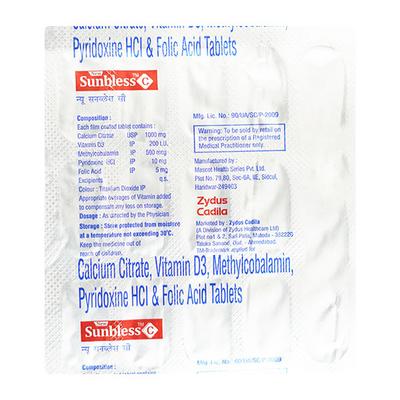 Sunbless C Tablet 15's - Supplements-Cal