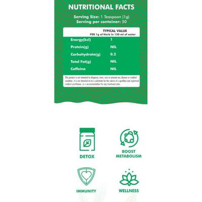 Innoveda Stevia Leaves Herb Whole tea leaves 50 gm - Teas