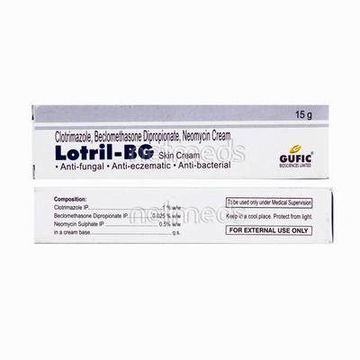 Lotril BG Skin Cream 15gm - Fungal Infections-Taa
