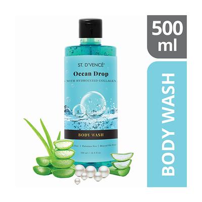 St. D'Vence Body Wash - Ocean Drop with Marine Collagen 500 ml - Shower Gels & Body Wash