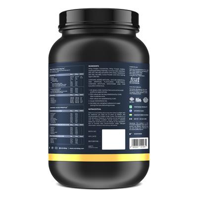 Nutrabay Gold Tri-Blend Whey Protein Powder - Strawberry Milkshake Flavour 1 kg - Whey Proteins