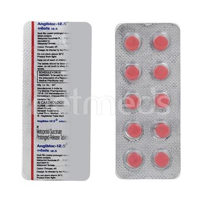 Angibloc 12.5mg Tablet 10'S - Hypertension-Bet