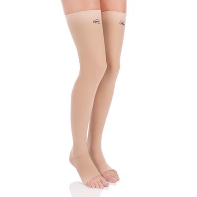 Tynor Compression Garment Leg Mid Thigh Open Toe - Normal (S) (I 78) - Knee/Ankle/Leg/Foot Supports