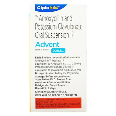 Advent 228.5mg Syrup 30ml - Bacterial Infections-Pen
