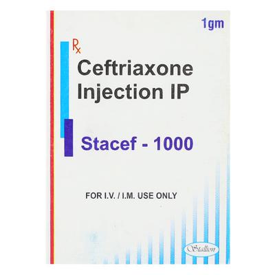 STACEF 1gm Injection 1's - Bacterial Infections-Cep