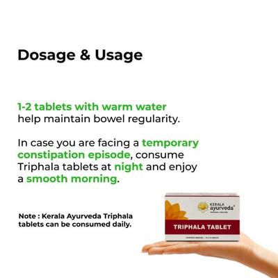 Kerala Ayurveda Triphala Tablet 100's - Pure Herbs
