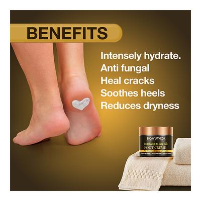 Bioayurveda Ultra Healing Foot Creme 60 gm - Foot Creams & Lotions